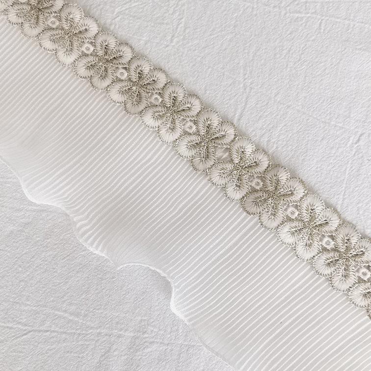 European Butterfly Floral Lace Curtain Trim & Table Edge Decoration