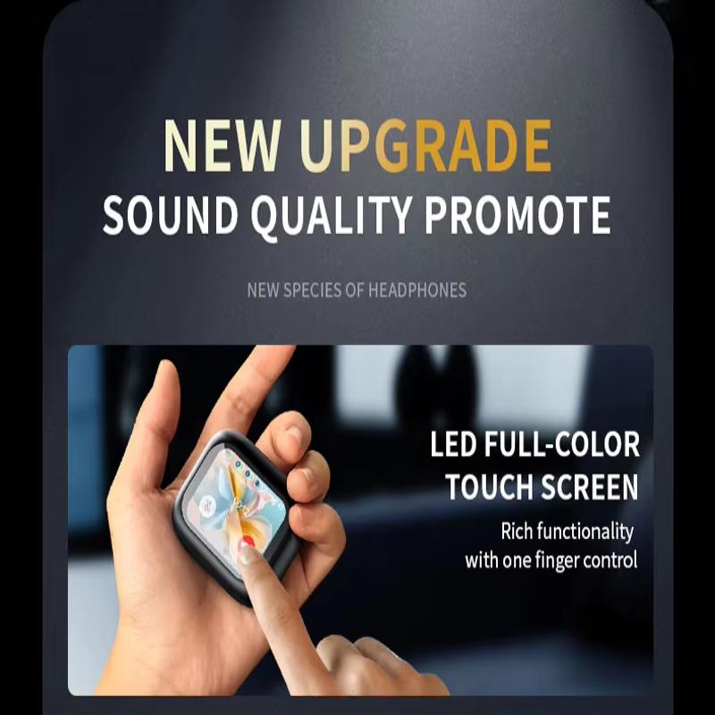 Wireless Noise Canceling Touchscreen Headphones Multi-language Mic Fast Charge for Busy Professionals Students