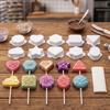 5 Shapes Cakecutter And Pusher PLA Press-forming Molds Baking Mold Cake Molds Set  Wedding Desserts