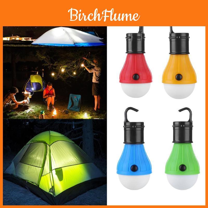 Nuova Lanterna da Campeggio a LED Impermeabile Mini Luce per Tenda con Gancio e Alimentata a Batteria