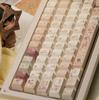 Caramel Warm Winter Keycaps Customized Diy Aula Keyboard Cherry Cute Simple Advanced Keycaps Personality Pbt Retro Keycap