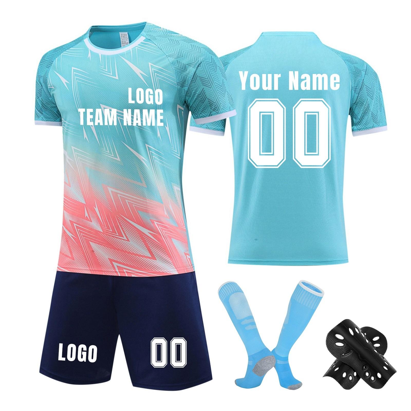 

Комплект персонализированных рубашек для мужчин и девочек с именем и номером, футбольные майки на заказ для мальчиков, тренировочный костюм XS