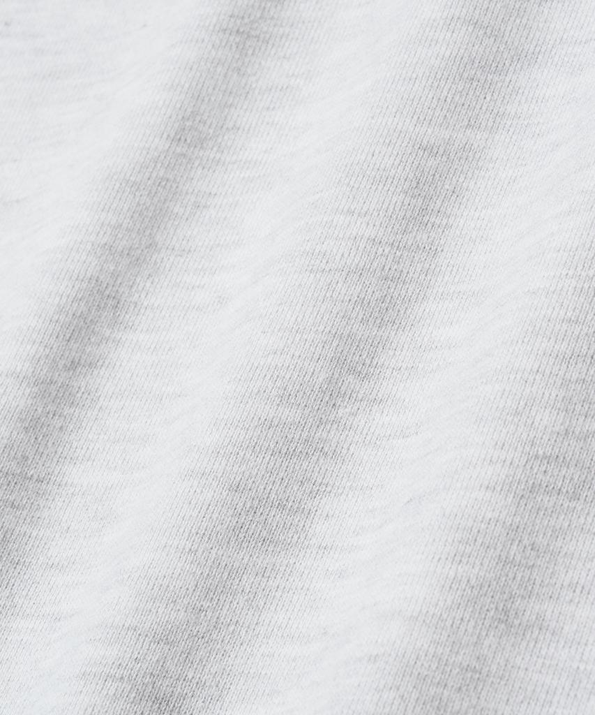 Pop Rabbit Print Hoodie White Melange