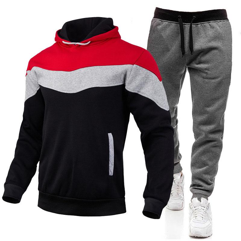 Men's Clothing Casual Sweatshirt Set Sweatshirts Men Hoodies Sports Tracksuit Jogging