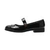 Classic versatile round head with thick heel Mary Jane single shoes small leather shoes women's spring and autumn