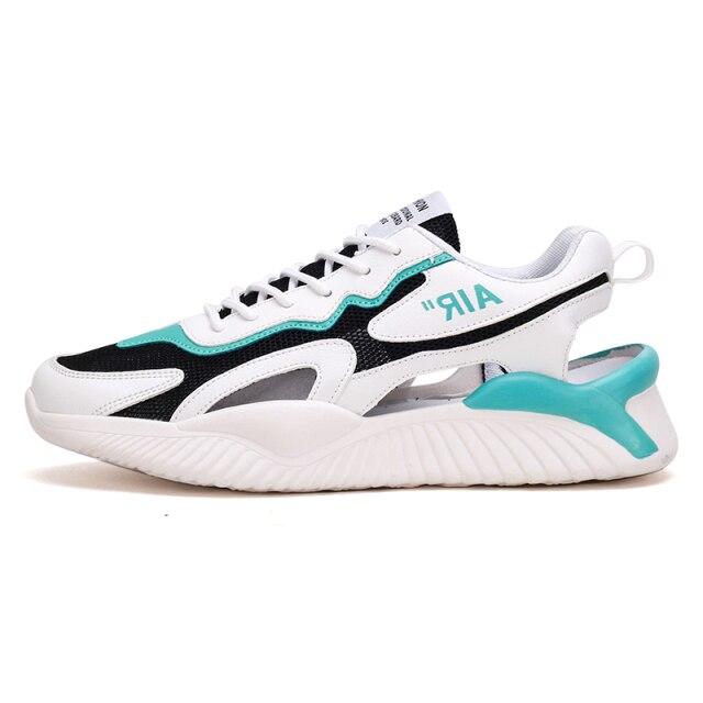 

Мужские повседневные дышащие спортивные уличные пляжные сандалии для мужчин, новая модная летняя обувь, сандалии без скольжения 44 синий