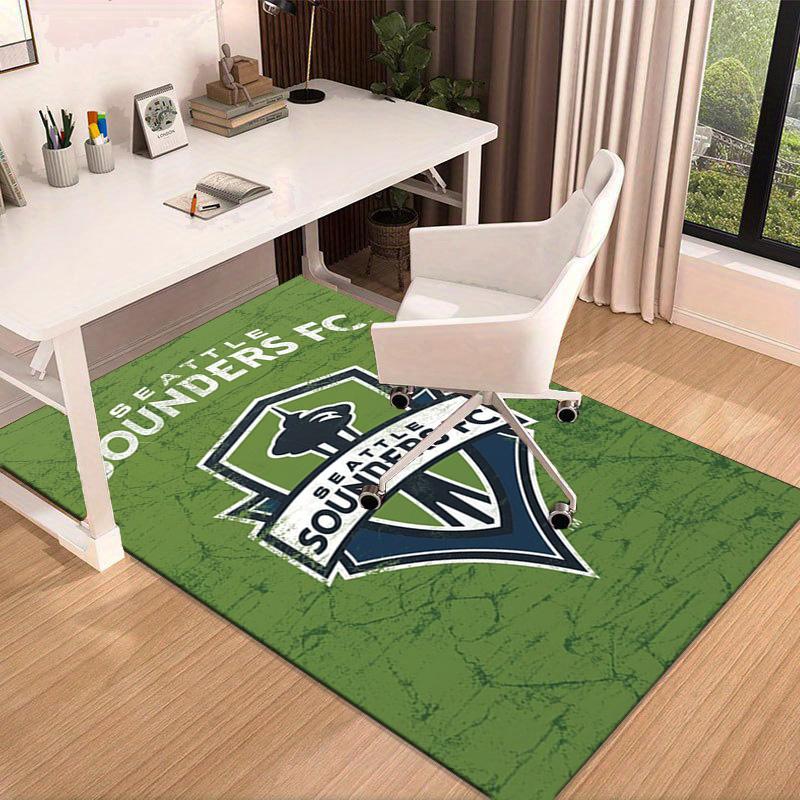 Fc Crest Design Printed Area Rug for Office, Chair Rug, Decorative Carpet Floor Mat, Large Size Fan gifts Christmas gifts