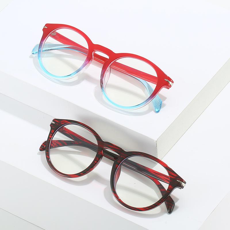 New European and American Glasses Round Full-Frame Frames for Men and Women, Internet-famous Frames