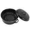 Roasting Pan with Lid - Non-stick Oven Pan, Roasting Pot for Sweet Potatoes, Barbecue (28cm)