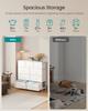 SONGMICS BELLAH Collection - Chest of Drawers, Storage Unit, Steel, for Bedroom, Closet, Hallway, Living Room, 9 Drawers, Modern