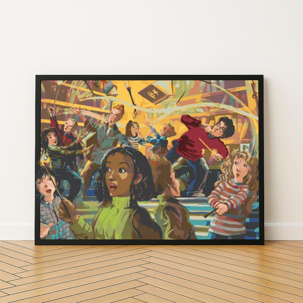 Malowanie Po Numerach Obrazy Do Malowania-Harry Potter I Gwardia 50X40 Cm