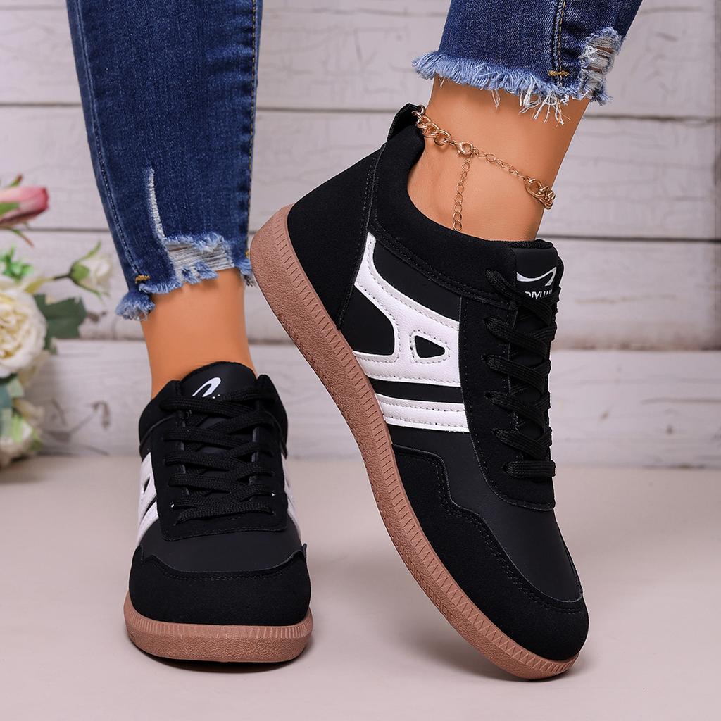 New  Ladies Black Soft-soled Comfortable Sneakers Women's Leisure Joker Walking Shoes Tenis Feminino  Mujer