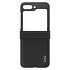 IMAK Ruiyi Series for Samsung Galaxy Z Flip5 5G Phone Cover Carbon Fiber Texture PC+PU Leather Phone Case