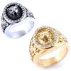 Middle Eastern Retro Men's Ring, Lion Animal Ring, Lion King Men's Ring