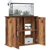 vidaXL Aquarium Stand Old Wood 81x36x73 Cm Engineered Wood
