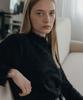Illoje Long Hair Soft Sweater (Black)
