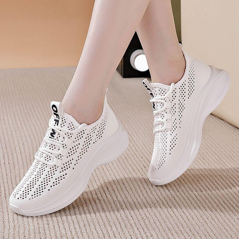 

Кроссовки с вырезами из сетки для женщин, дышащие повседневные кроссовки 41 бежевый