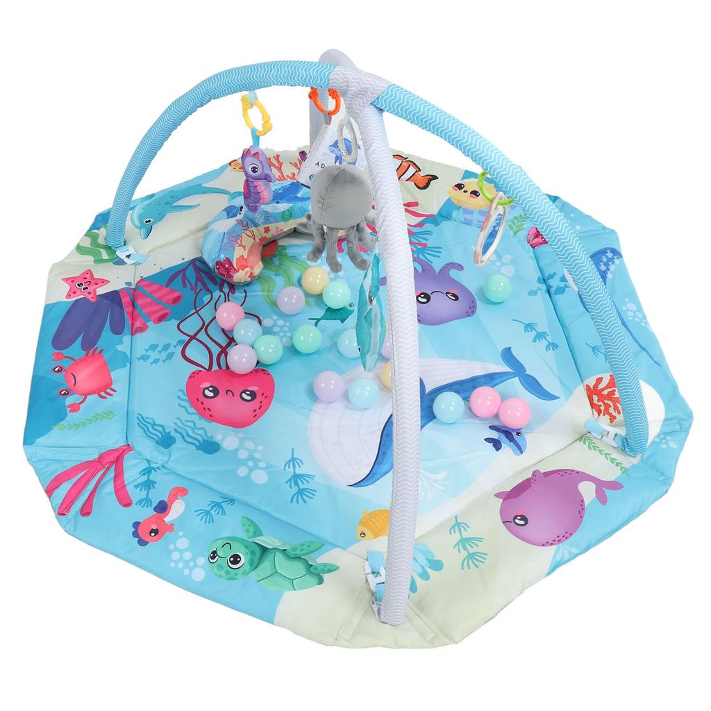 Baby Gym Play Mat Multifunctional Promote Development Soft Safe Infant Playmat for Crawling Playing
