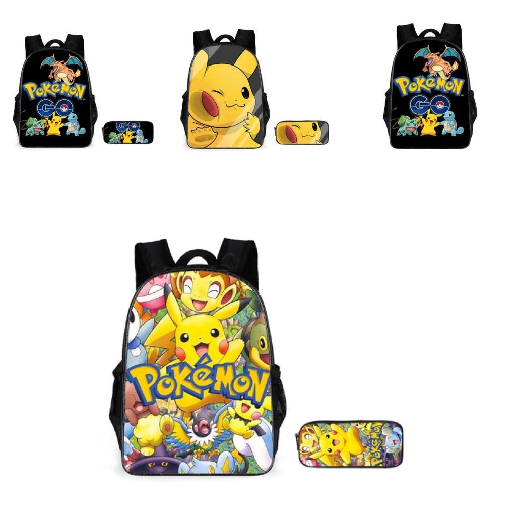 Lightweight Pokemon Backpack Perfect For Boys And Girls With Multiple Compartments
