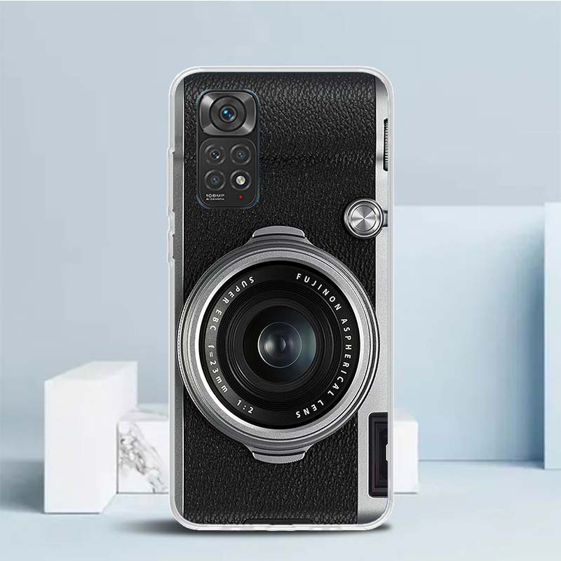Fashion Classic Camera Lens Cover for Xiaomi Redmi Note 15 14 13 12 Pro Plus Phone Case 14S 11S 11T 11E 10S 10 4G Pattern Shell