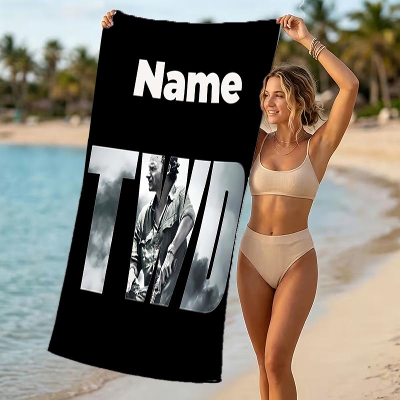 Customizable Personalized Beach Towels The Walking Dead Themed designs.Suitable for the Beach, Yoga, Sports;ideal As Beach Accessories