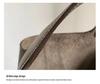 Genuine Leather Women's Bucket Bag - TOGO Cowhide Casual Fashion Handbag