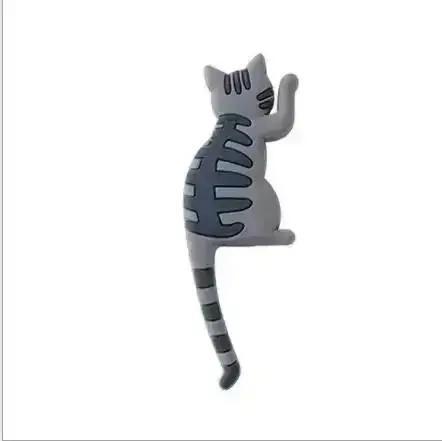 Kitchen Creative Shape Cute Hook Cartoon Refrigerator Magnet Household Cat Magnet Refrigerator Magnet Practical Accessories Tool
