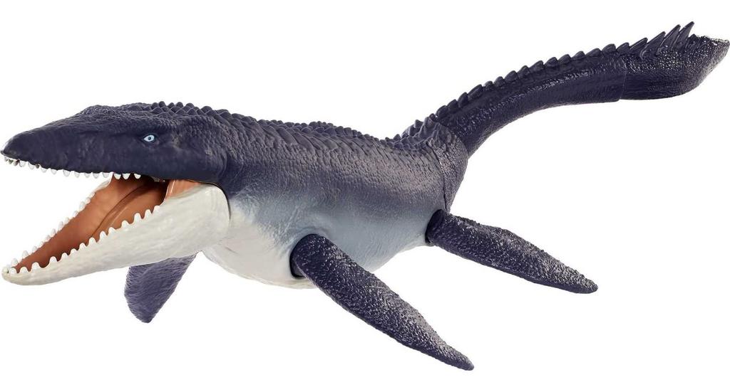 Mattel Jurassic World Mosasaurus, Ruler of the Seas (Total Length: Approx. 75cm) [Dinosaur Toy] [Ages 4 and Up] [Gift] HNJ56