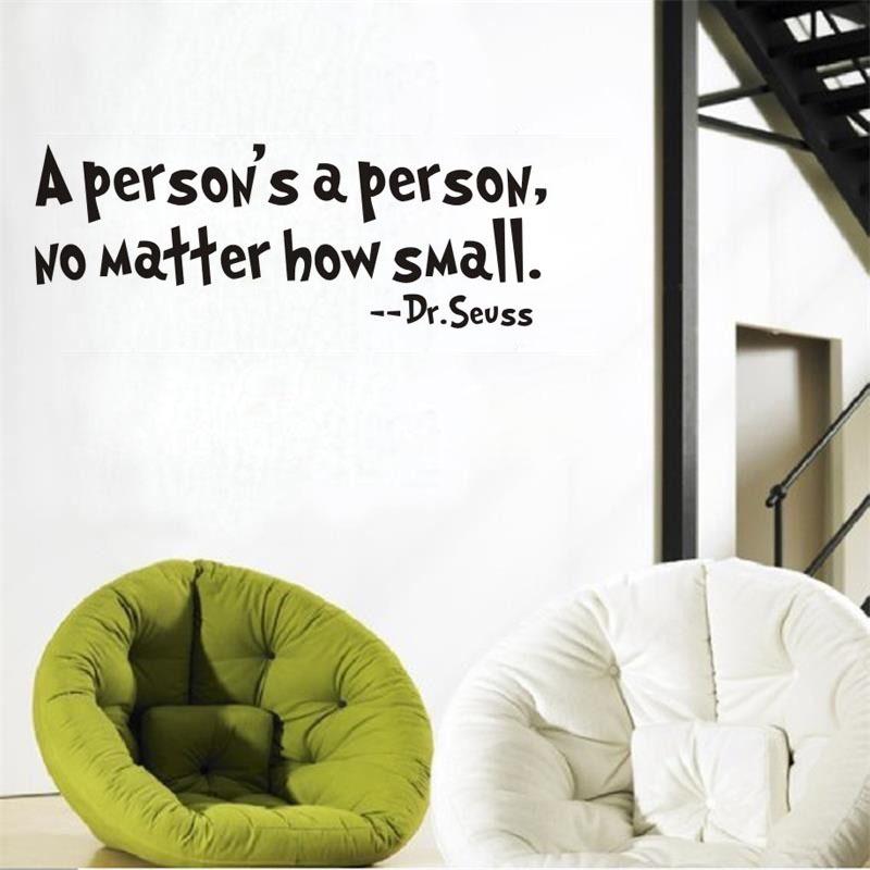 

DS5A Английская пословица & Др. Цитата Сьюза Наклейка на стену для гостиной, спальни или кабинета