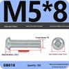 4.8 Grade Galvanized Phillips Round Head Screw (M2-M8)
