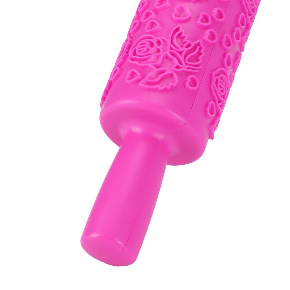 Heart, Butterfly Honeycomb Embossed Roller PP Pastry Roller Fondant Rolling Pin  Cake Decoration