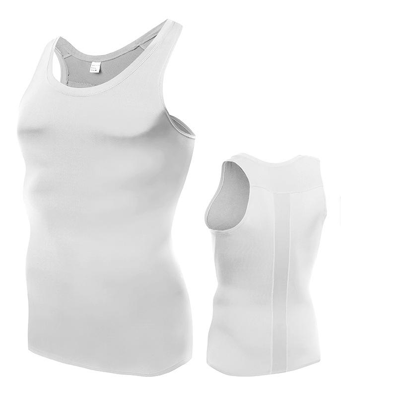 Pánské tílko Běžecké tílko Pro Fitness Sportovní legíny Bez rukávů Elastické Rychleschnoucí Kompresní topy S M L XL XXL