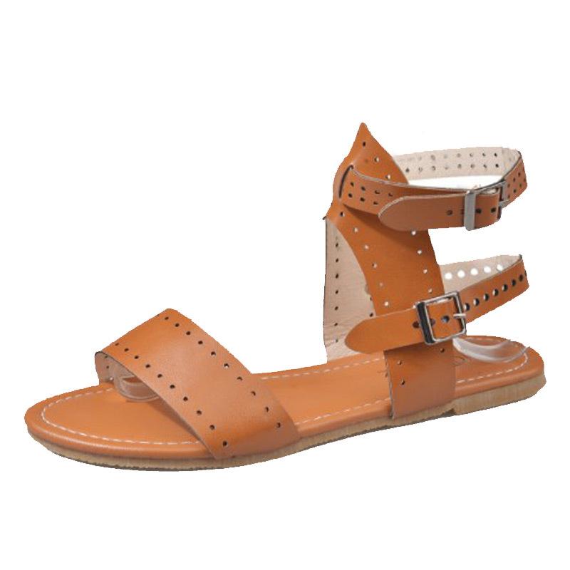 Модные женские сандалии-гладиаторы из мягкой кожи — фото 7