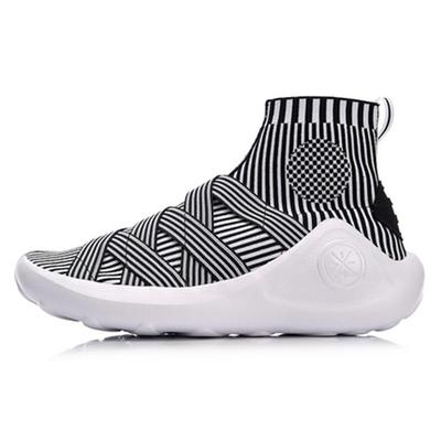 Li Ning Enlightenment Slip Resistant, Abrasion Resistant, Lightweight High Top Vintage Basketball Shoes Men's ABCM067-10