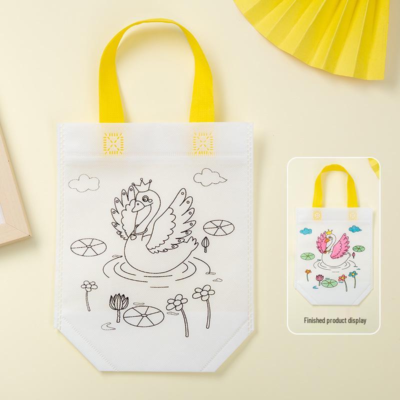Eco-Friendly DIY Graffiti Tote Bag Kit for Kids