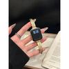 Diagonal Brushed Metal Bracelet Strap Luxury Wristband for Apple Watch 38/40/41/44/45/46/49mm, Compatible with iWatch Series 11 10 9 8 7 SE Ultra