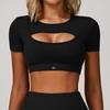 Oiob Sports Set Women False Two-Piece Suit Short Short sleeve T-shirt Top With Chest Pad Quick-Drying Feather Tennis Skirts