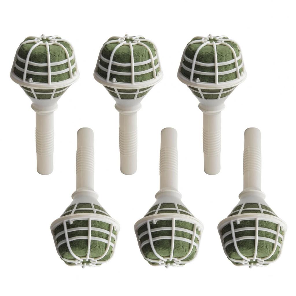 8cm Handle Flower Holder Accessories Green High Quality