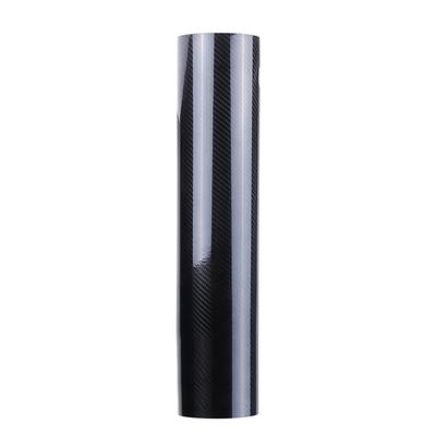 Car Interior Exterior Self Adhesive Decor Stickers Film Wraps Carbon Fiber Black Waterproof