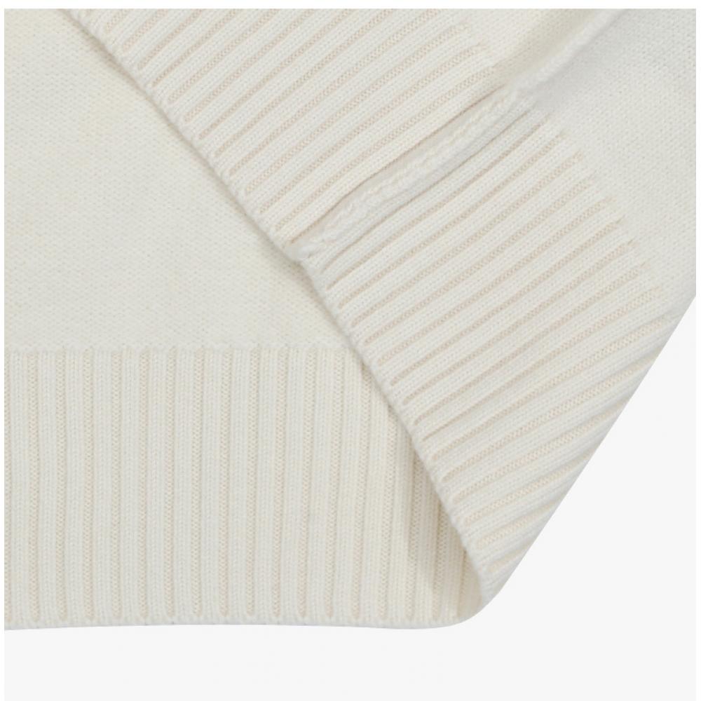 Ami Big Heart Logo Intarsia Turtleneck Knit Unisex Model  Uks839 018 154