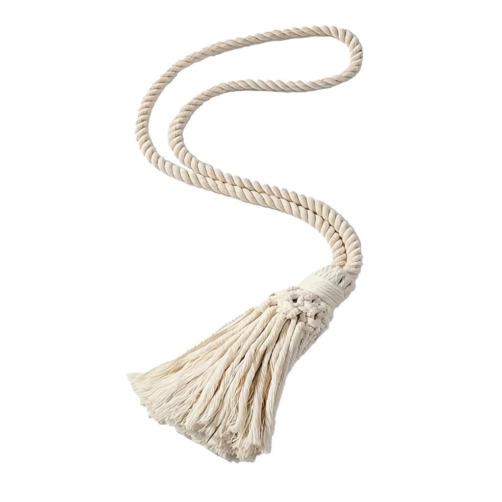 Bohemian Style Curtain Tiebacks, Tassel Handwoven Curtain Tiebacks, Curtain Decorations, No Installation Required