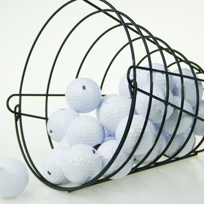 Steel Wire Golf Ball Pickers Basket Steel Wire Golf Ball Holder Container For Effortless Ball Retrieval On The Course