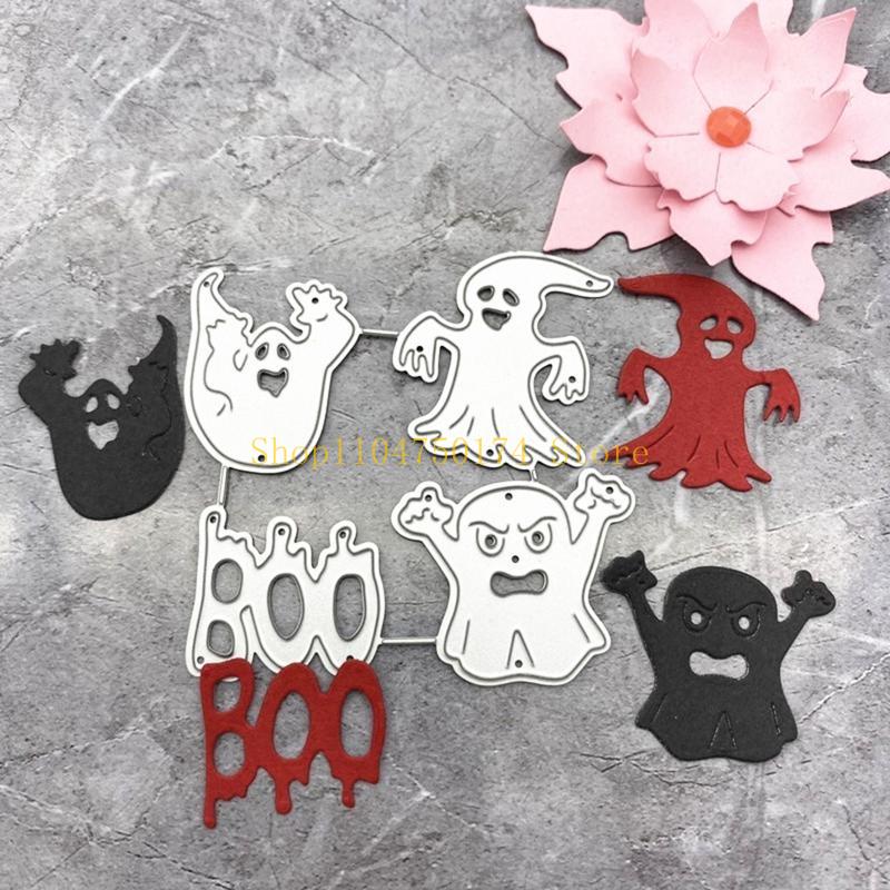 Halloween Metal Cutting Dies Stencil Scrapbooking DIY Album Stamp Paper Card Embossing Decoration Craft Top Sale