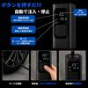 LUFT Electric Air Pump, Rechargeable, Automatic Shut-off, 160 PSI, USB-C Charging, Compatible with Cars, Motorcycles, and Bicycles, Cigarette Lighter