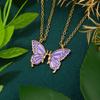 2 pièces collier ras du cou papillon mode coréenne marguerite fleur clavicule chaîne colliers amitié BFF arc-en-ciel meilleur ami bijoux
