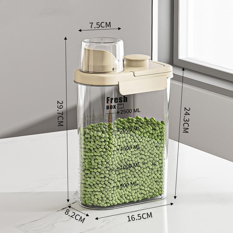 1 st Värdefull Förseglad Förvaring Kan Förvara Ris Sojabönor Och Andra Föremål Effektivt Förseglad Fuktsäker Och Mögelsäker
