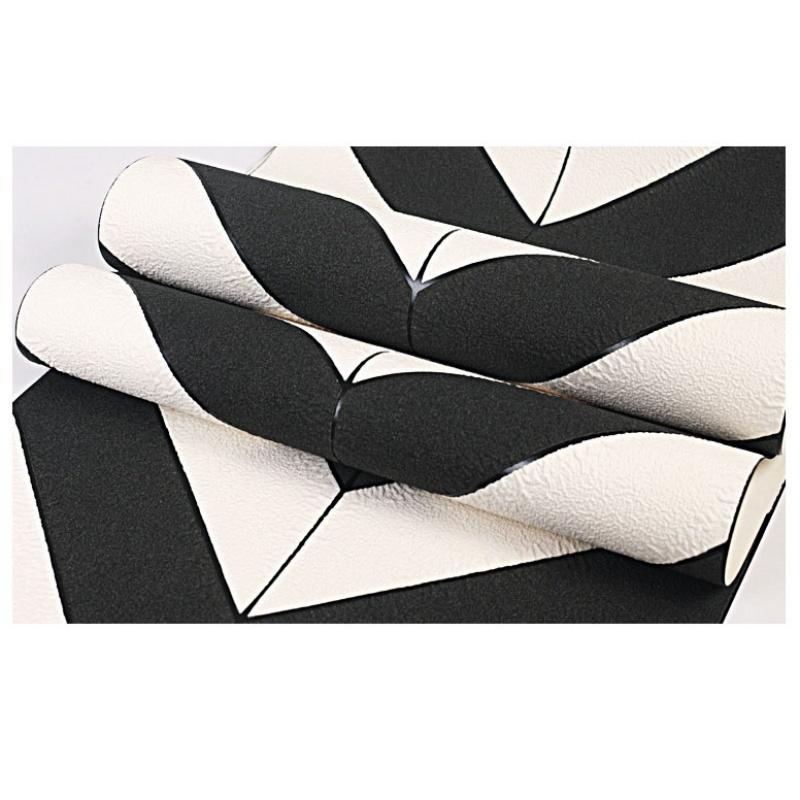 Luxury Suede Texture 3D Wallpaper 1.2mm Non-Woven Geometric Wall Cover, Modern Home Decor, Renovation Wall Paper Roll 0.53x9.5m