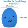 SCHITEC Dog Squeaky Chew Stress Lack of Suitable for Puppies and Small Dogs Set of Toys, Balls, Toys, Relief, Exercise, Egg-Shaped, (Diameter 4.4cm)