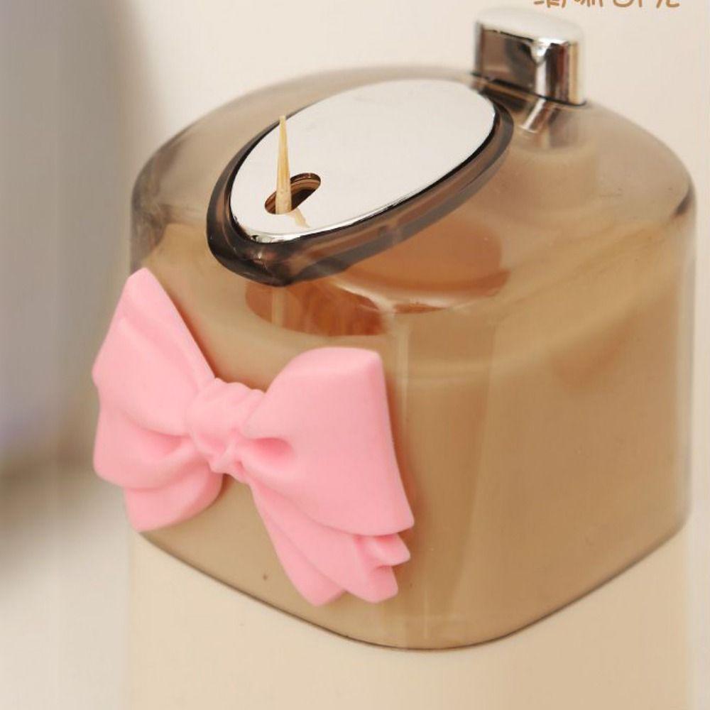 Push-type Toothpick Storage Box Plastic Toothpick Storage Organizer Toothpick Holder  for Home
