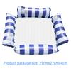 Foldable Floating Water Hammock Float Lounger Inflatable Pool Mat Floating Recliner Bed Swimming Air Mattress Pool Accessories